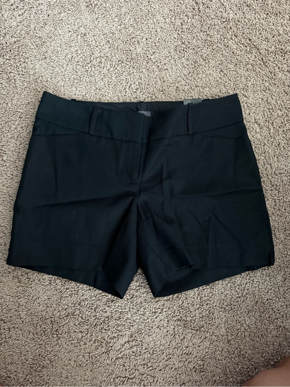 The Limited Black High-Waist Tailored Shorts